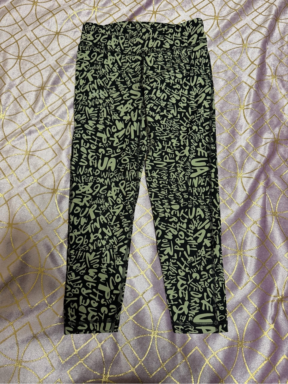 💥 KIDS NWT Girls Under Armour Graphic Leggings